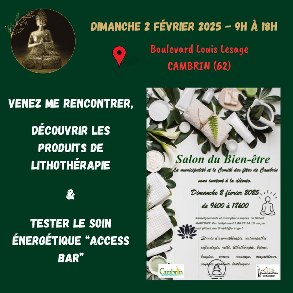 Salon Bien-Être à Cambrin le 2 Février 2025