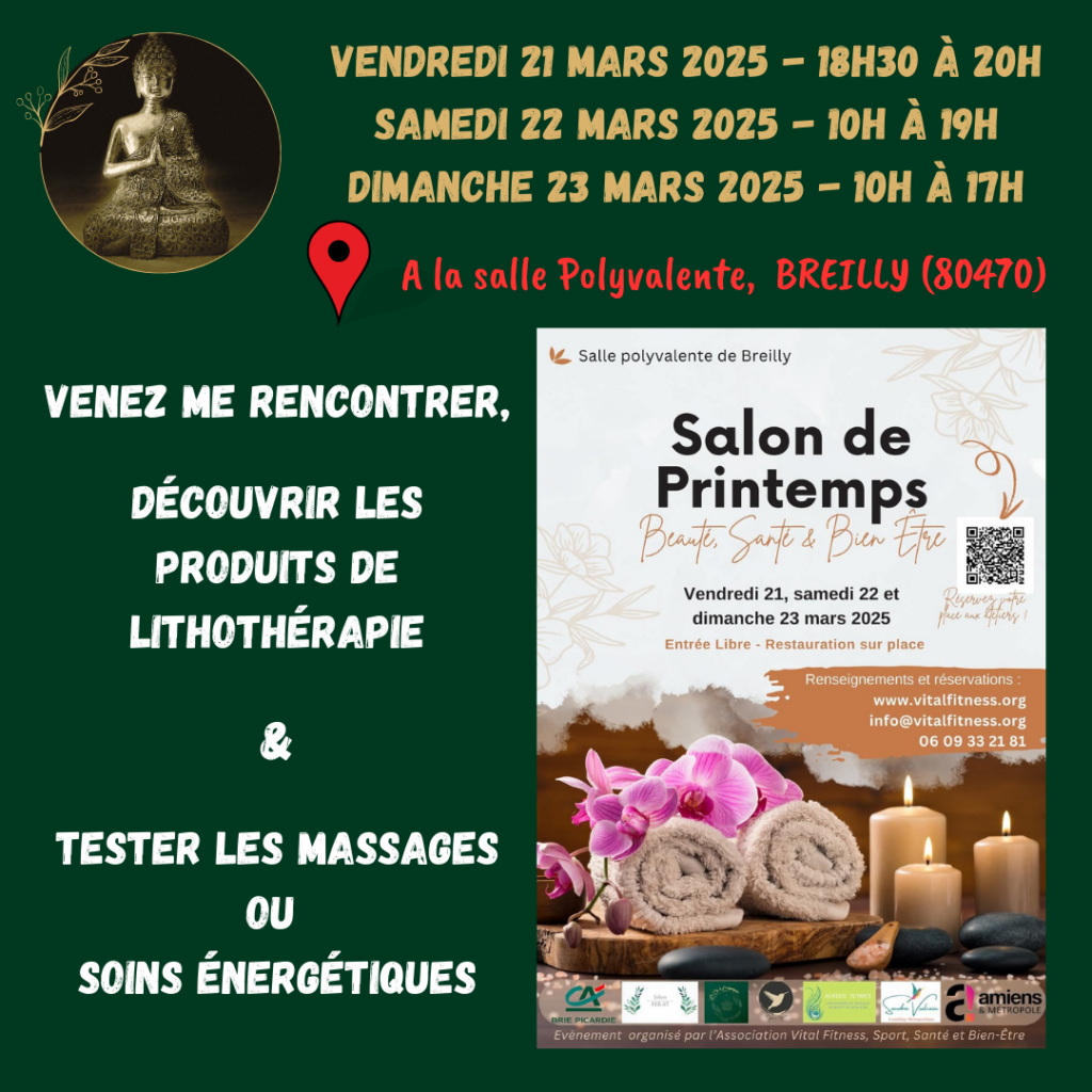Salon Bien-Être à Breilly, les 21, 22 & 23 Mars 2025